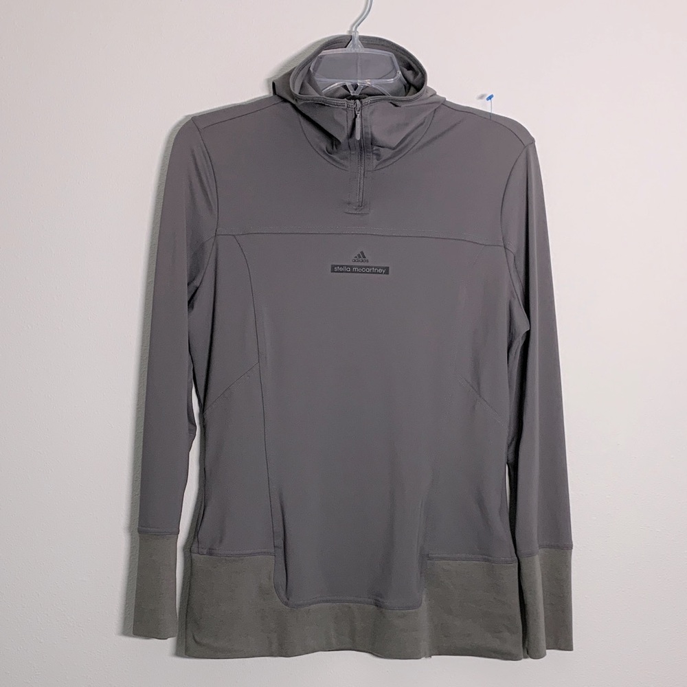STELLA McCartney for Adidas Charcoal Performance Hoodie Women’s sz L